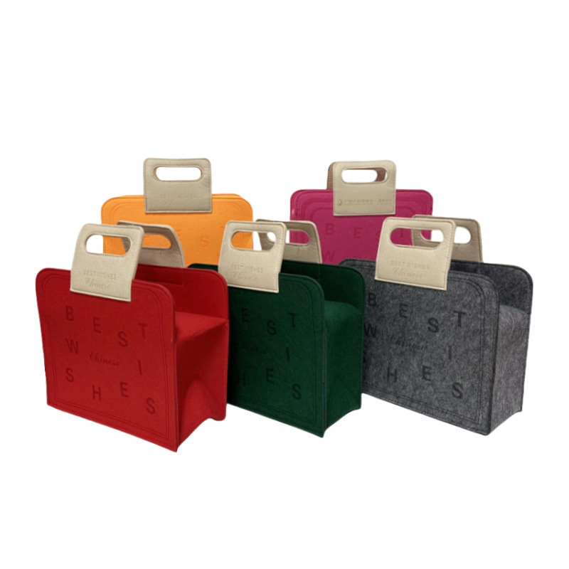 SB-12-Felt กระเป๋กระเป๋าผ้าสักหลาดแบบถือ - Image 2