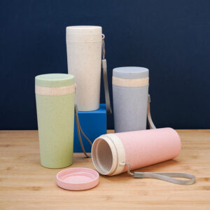 ECO-T-04-300 ml กระบอกน้ำฟางข้าวสาลี